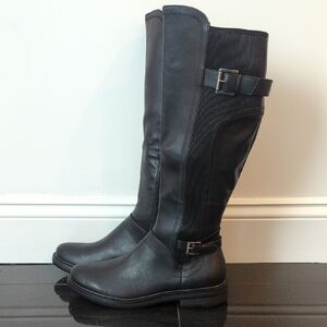 Women's Knee High Black Riding Boots - size 8.5